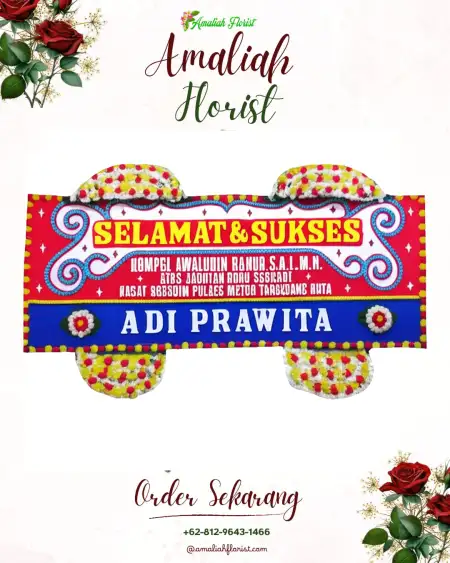 Papan Bunga Ucapan Selamat Jogomerto